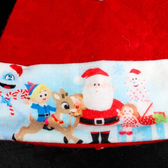 Retro Inspired Rudolph the Red-Nosed Reindeer Santa Hat Christmas Costume - Picture 4 of 8